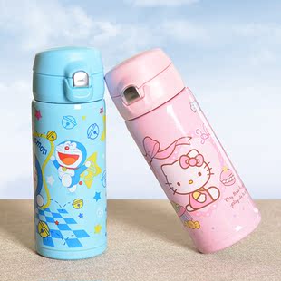 厂家直销新品卡通叮当kt保温杯 时尚运动生活水杯