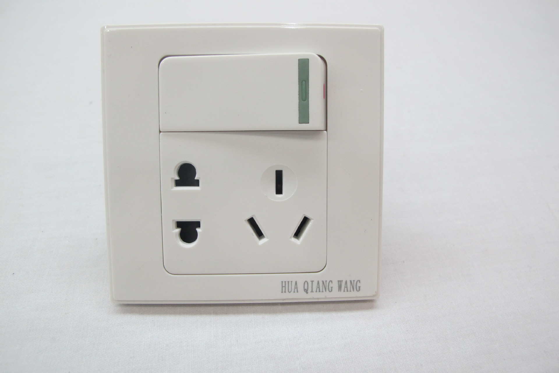 华强开关插座10a16a墙壁插座面板插座h9.8多功能万能限时特价出售