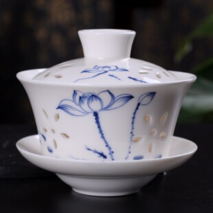 高档礼品陶瓷盖碗