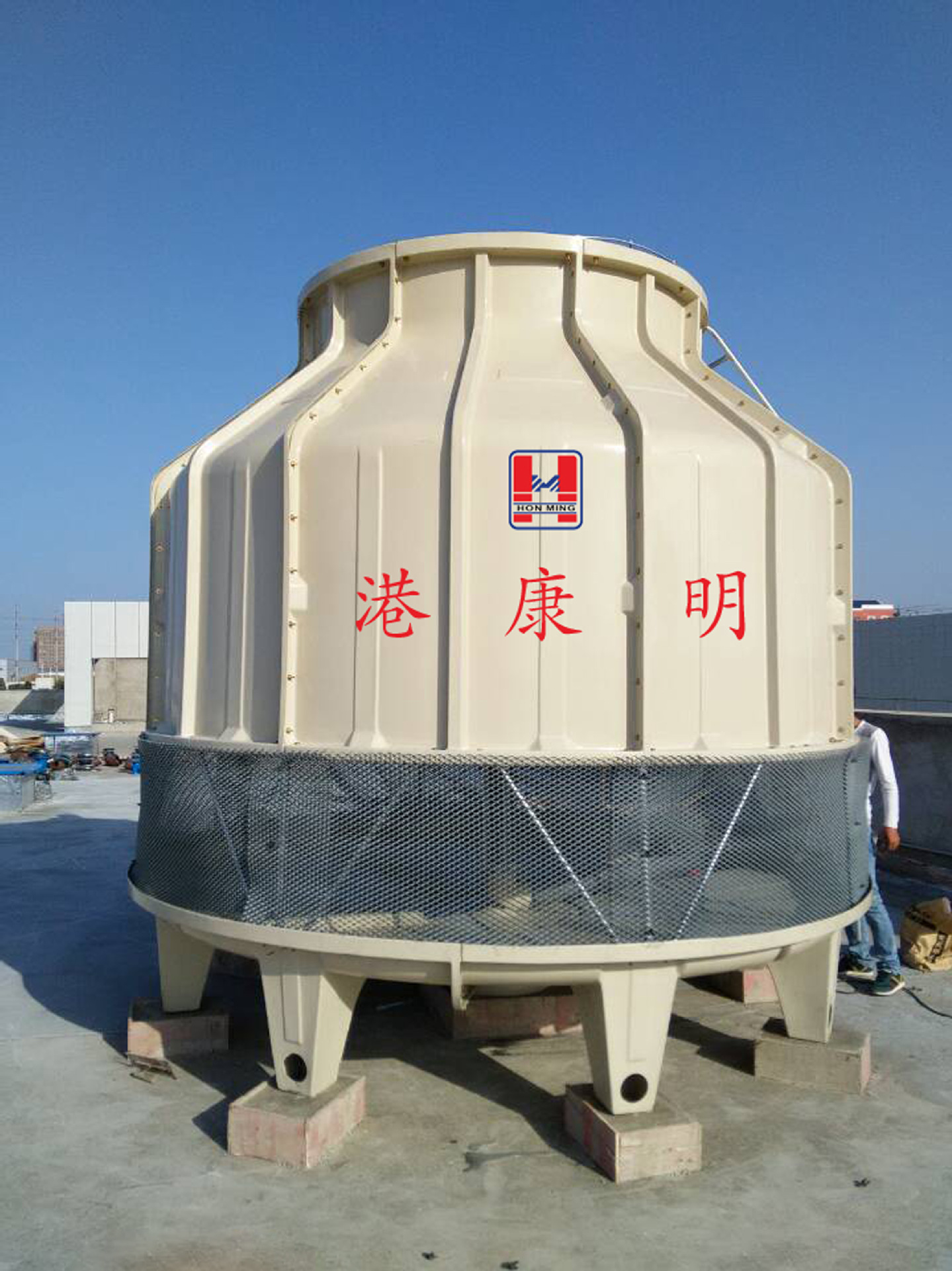 厂家直销冷却塔出风口风速均匀风量大效率高噪声低电耗省