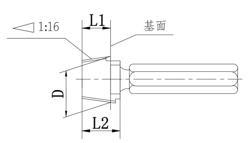 廊工牌npt 圆锥管螺纹工作螺纹塞规(极限型式)