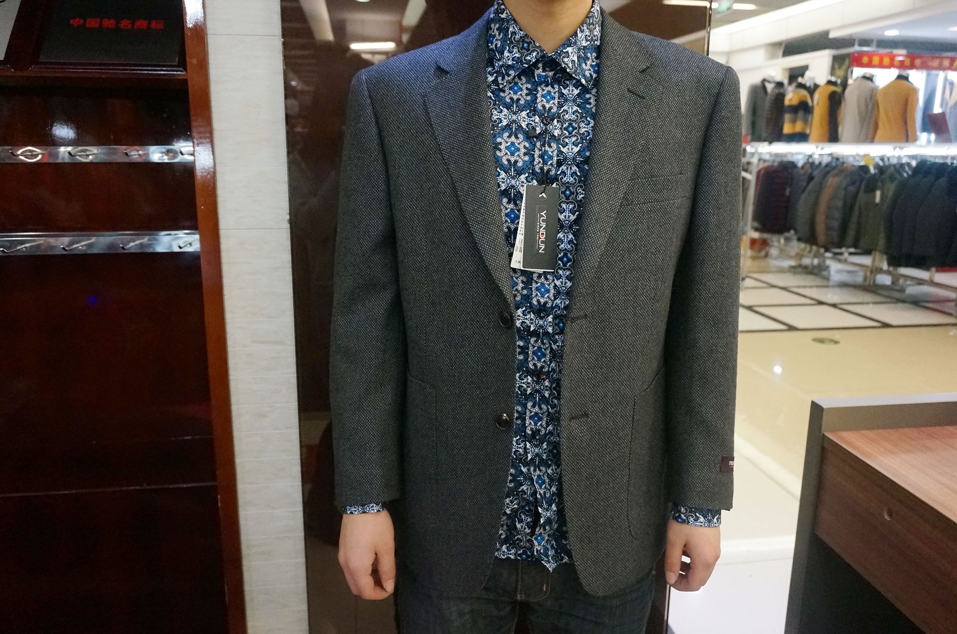 培罗成男士羊毛西服男西服 原价1880元 px11b318