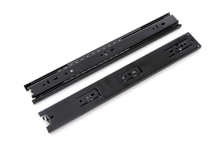 台湾火车头牌荷重45公斤全展式精密钢珠三节滑轨nj-31j32