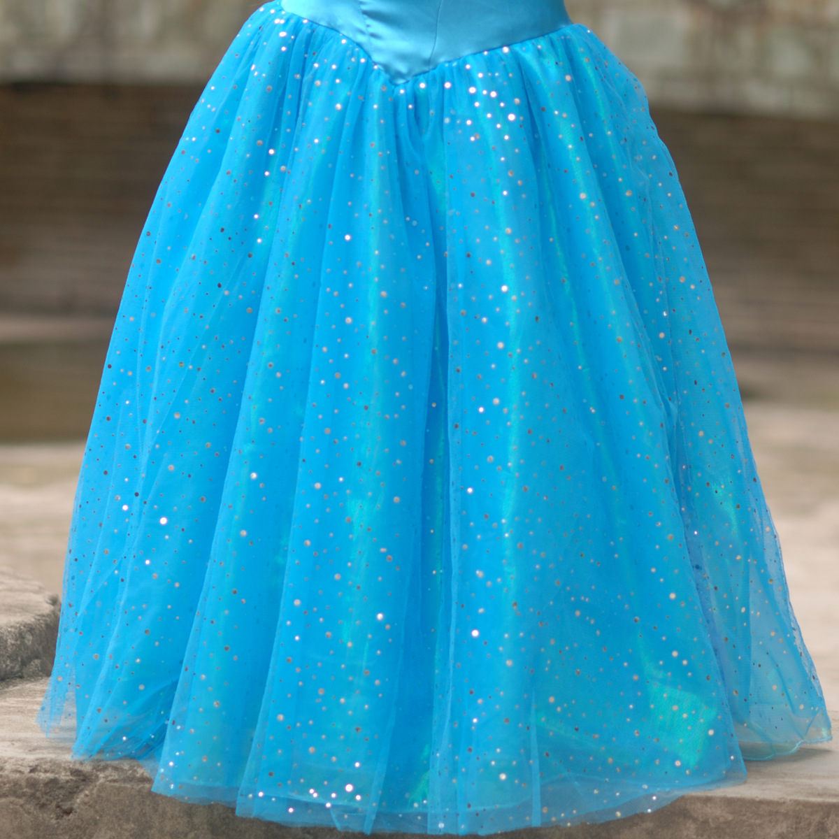 disney迪斯尼新版灰姑娘公主裙 cosplay服装衣服 礼服裙 成人女装