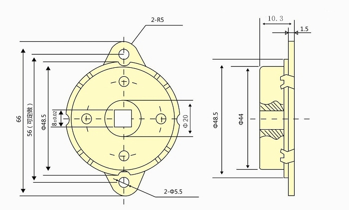 旋转阻尼器|硬席排椅礼堂椅阻尼器|阻尼器zb-48a 铝芯