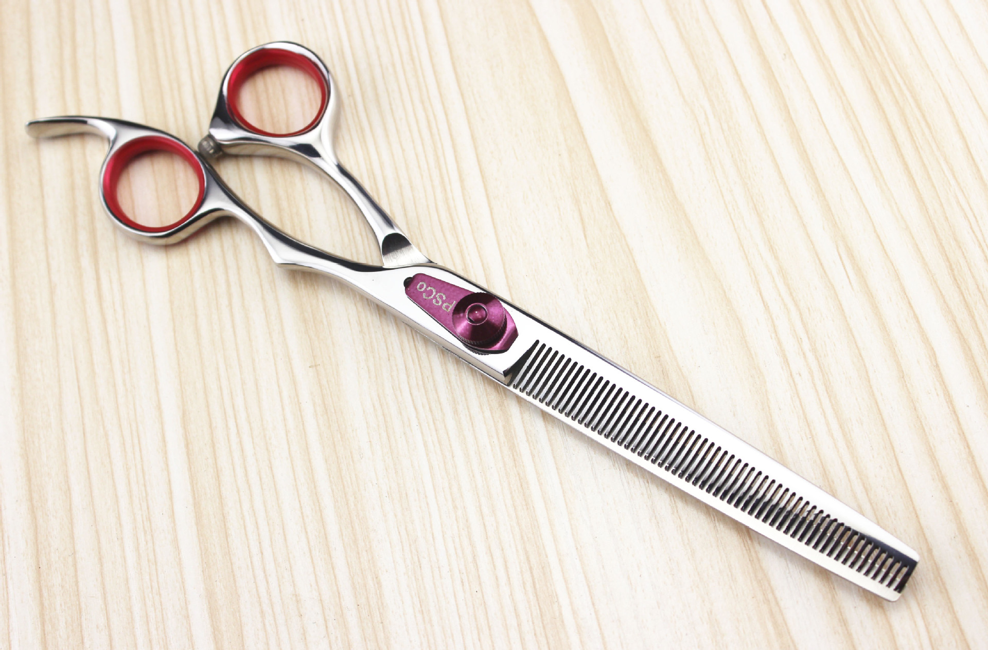 5寸 外贸出口高档宠物剪 牙剪 打薄剪轴承螺丝 送包