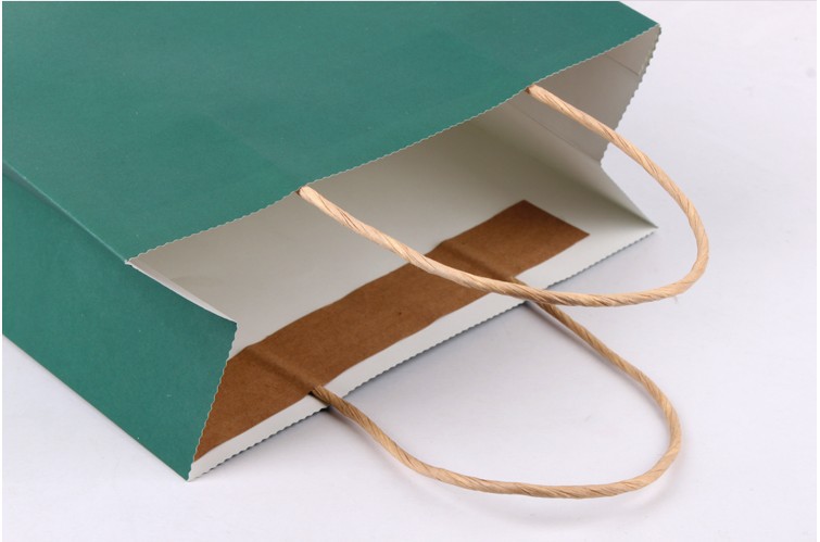 加厚纸绳环保牛皮纸茶叶手提袋定制礼品袋包装手拎袋批发定制