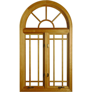 厂家直供 优质铝合金门窗 简约时尚圆弧外开窗 金钢网纱窗 可定制