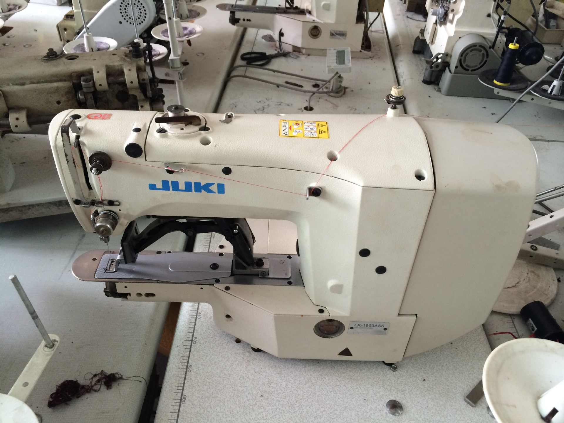 重机1900ass缝纫机 工业缝纫机二手工业缝纫机重机套结机