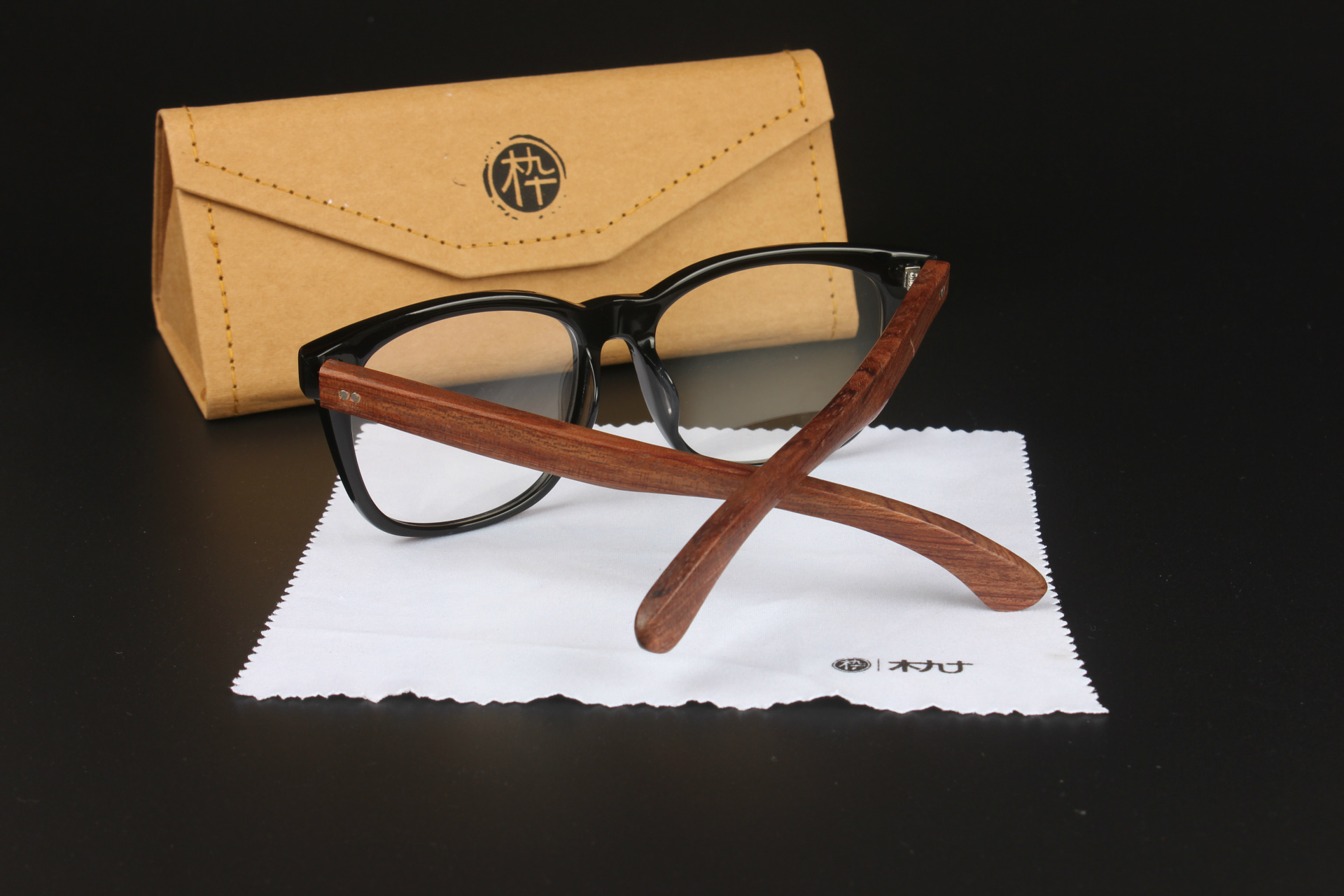 佐川眼镜框藤井复古全框近视眼镜木框镜架平光男女款潮九十7395d