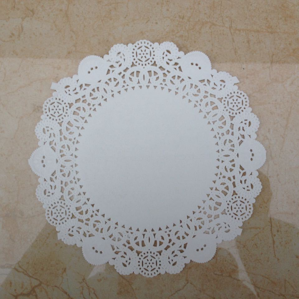 5寸一次性花边纸 防油/蛋糕纸垫 餐盘纸垫