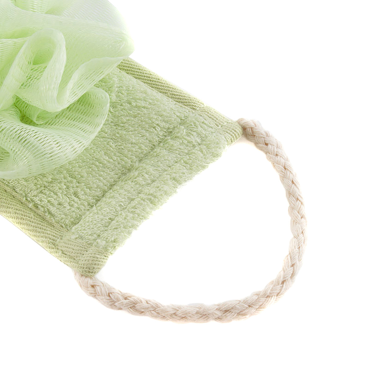 搓背长条洗澡巾 双层加厚搓澡巾 免搓长条巾搓泥强力沐浴条【绿】