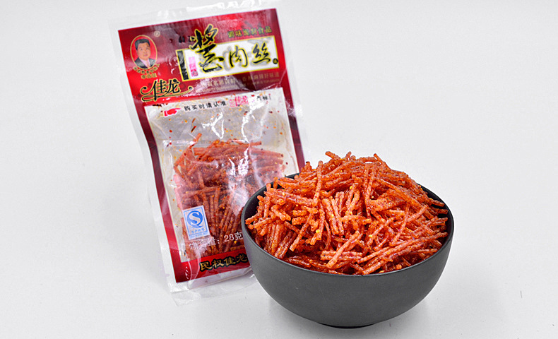 佳龙酱肉丝28g零食小吃80后90后经典怀旧小面筋非卫龙辣条