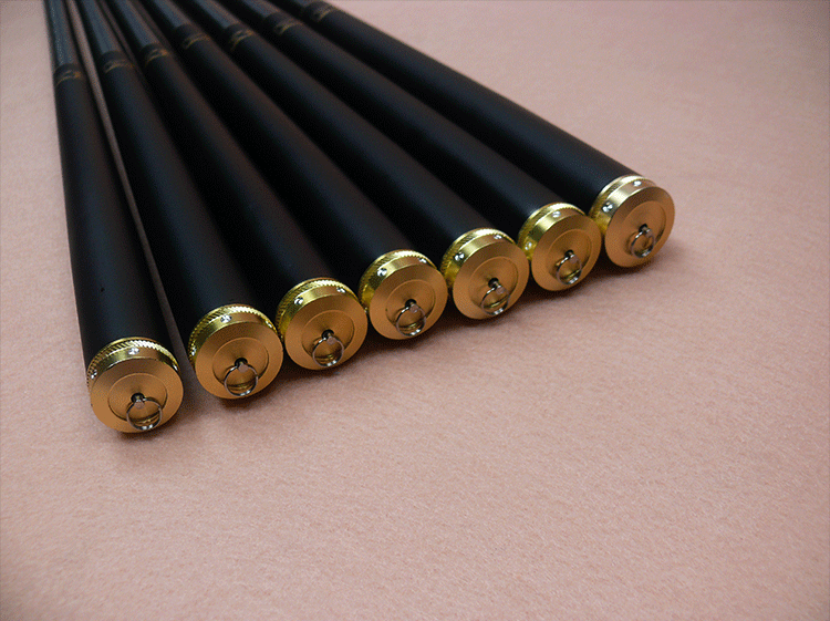 威海渔具 黑金古刀3.6米-6.3米高碳碳布超硬台钓竿鱼竿 高碳鱼竿