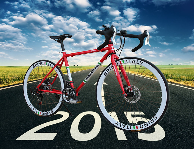 丹诺斯公路车 21速26寸公路自行车双碟刹700c学生单车公路赛车