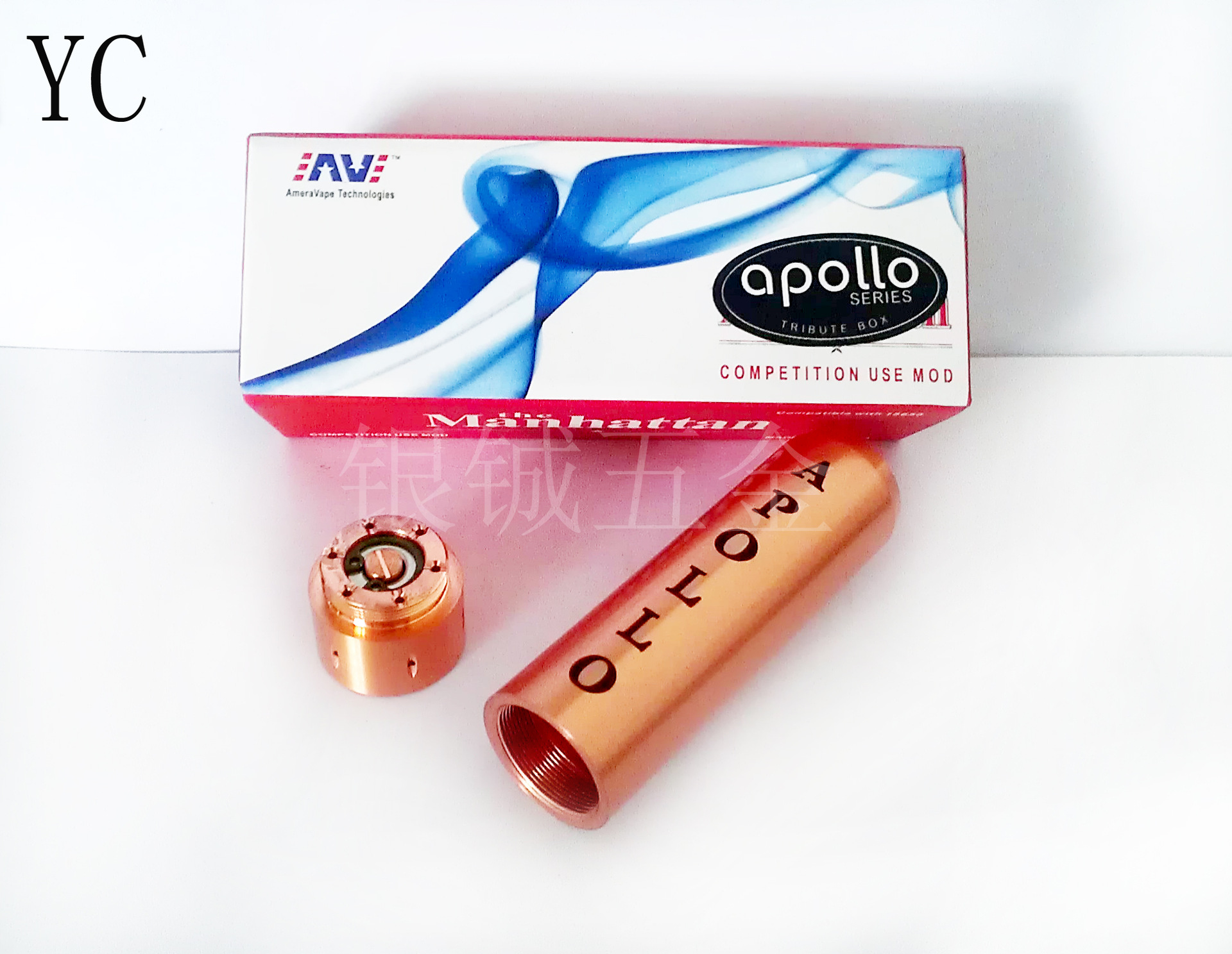 廠家直銷歐美爆款電子煙機械電池倉apollo mod 阿波羅機械大煙杆