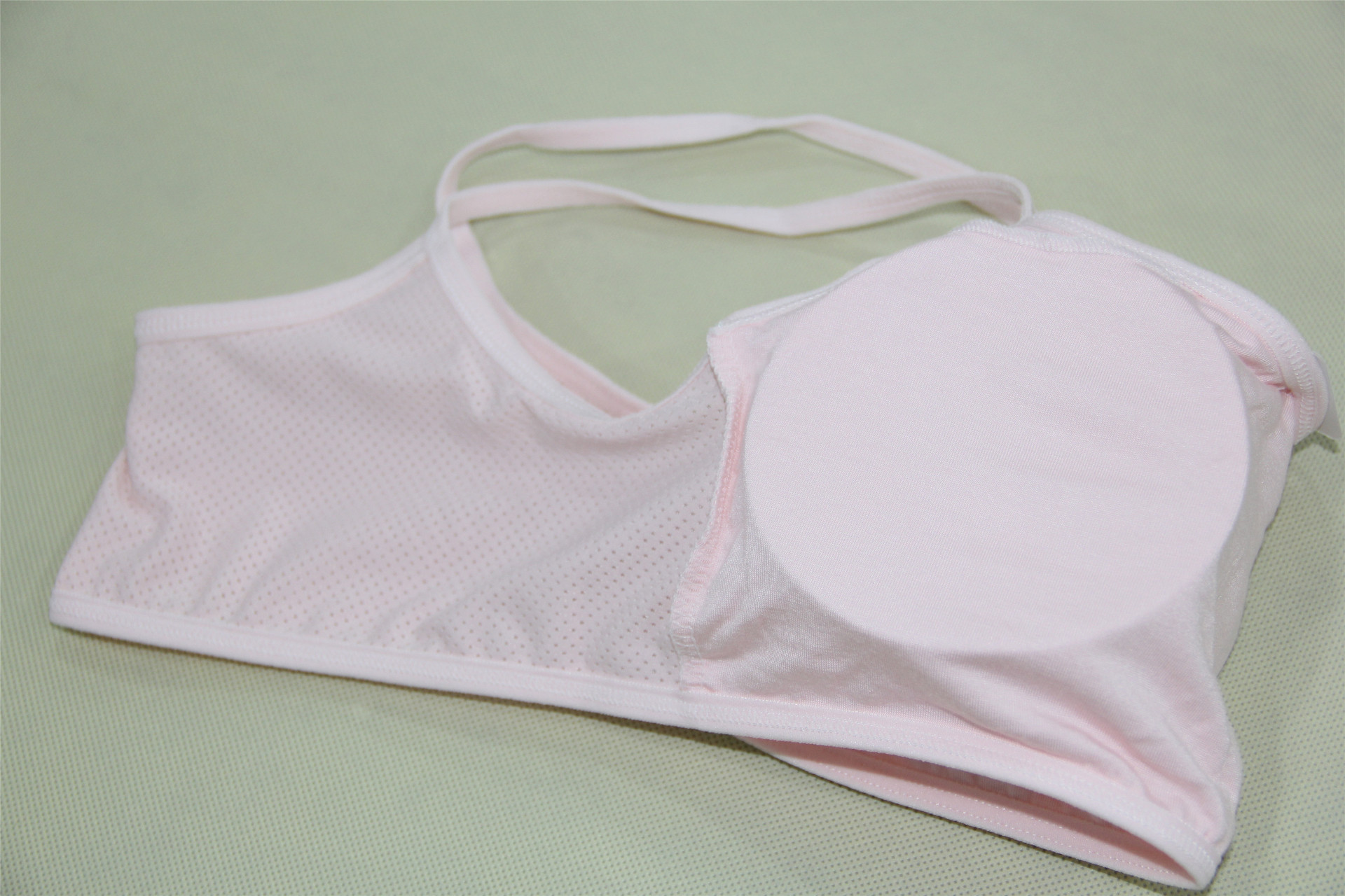 少女学生内衣直销 发育期纯棉纯色卡哇伊小背心文胸 奥美芬205