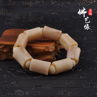 狼骨手串 狼大腿骨 手串 灵骨手链 天然纯正 民族风特色手串 辟邪