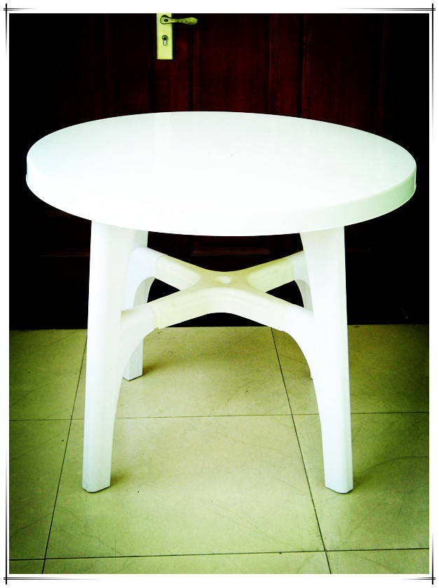 黄岩厂家订做塑料餐桌|排档桌|广告桌椅