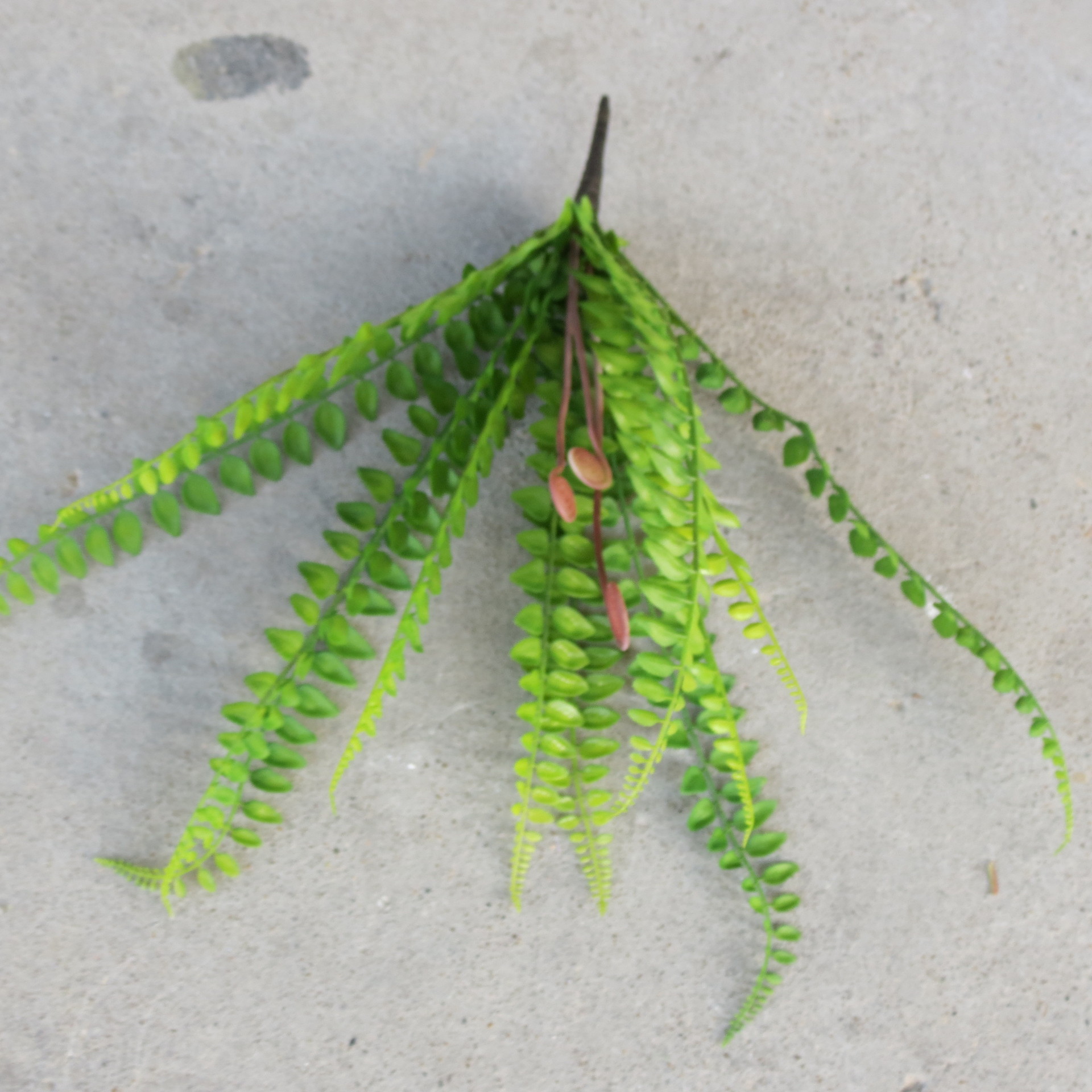 新款15头喷色厥芽草 外贸出口 波斯叶仿真植物厥芽草 假花仿真花图片