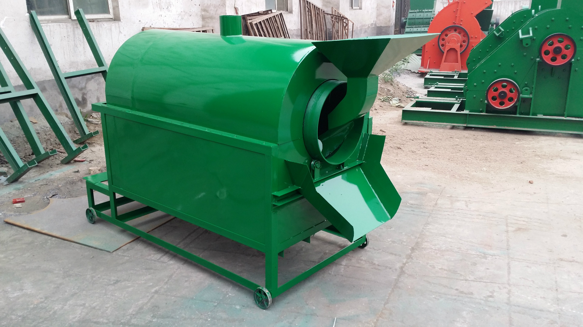 河南巩义优质瓜子炒货机价格,花生炒货机生产厂家直销全自动运转-香菇