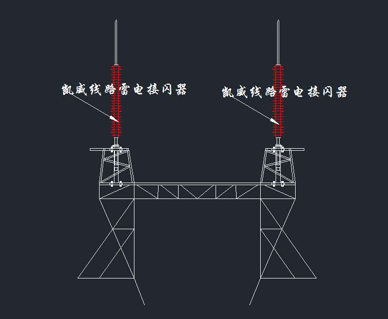 接闪线保护角图片