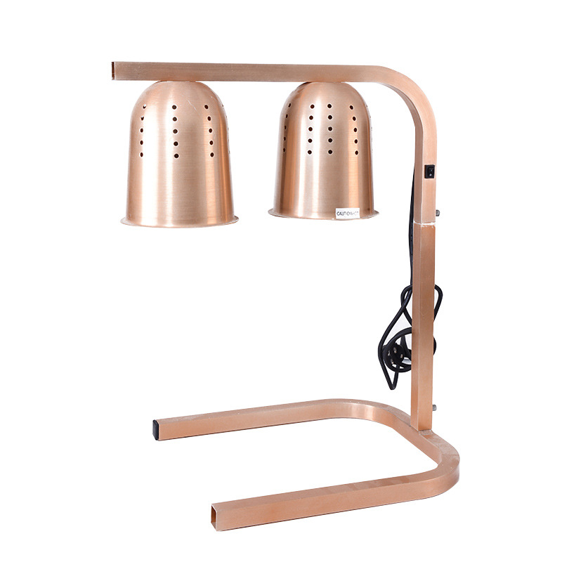 新款双头食物保鲜保温灯 食品加热专用灯 批发自助餐保温灯 厂价