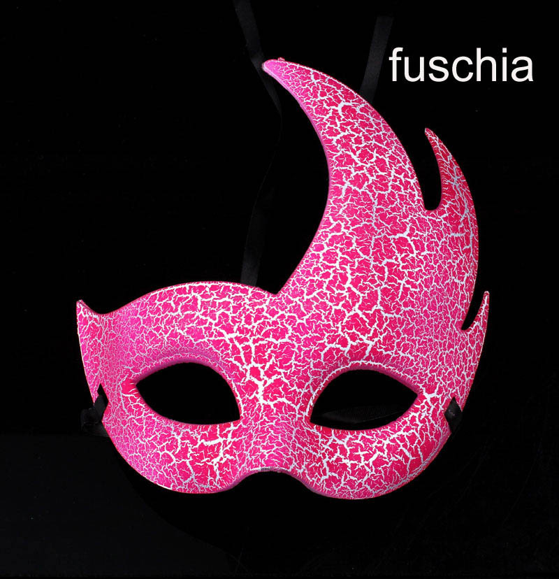 促销时尚裂纹火焰面具 酒吧 表演 万圣节面具 义乌厂家直销 混色