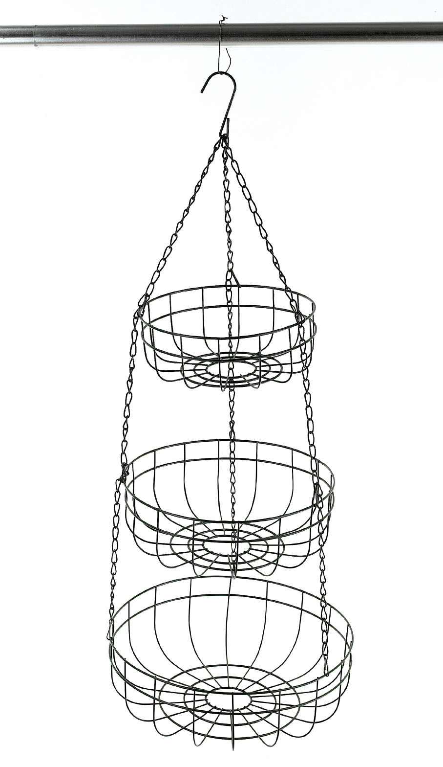 挂墙式吊篮,壁花架,浸塑铁线架子, 厂家直销图片_16