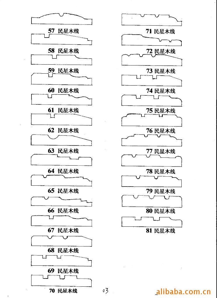 供应实木门套线 (图纸3)